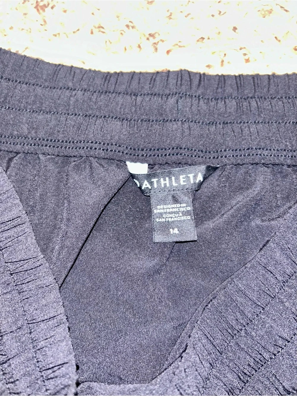 NWT Women’s Athleta Black Elastic Waist A-Line Midi Skirt size 14 - Picture 10 of 12